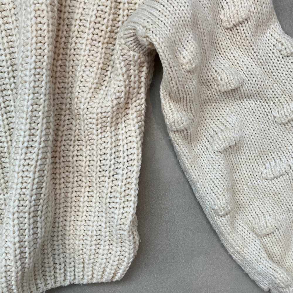 Moon and Madison Cozy Cream Knit Sweater - Picture 3 of 4